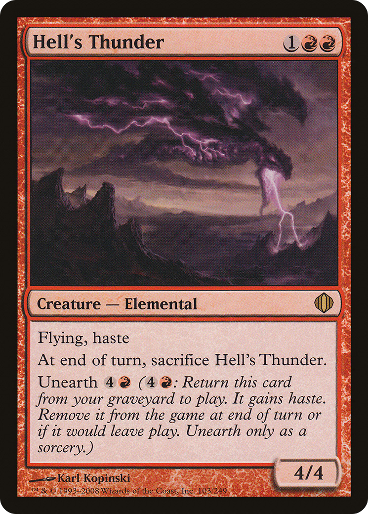 Hell's Thunder (ALA-103) (Foil)