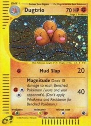 Dugtrio (10) (EX-010) (Reverse Holofoil)