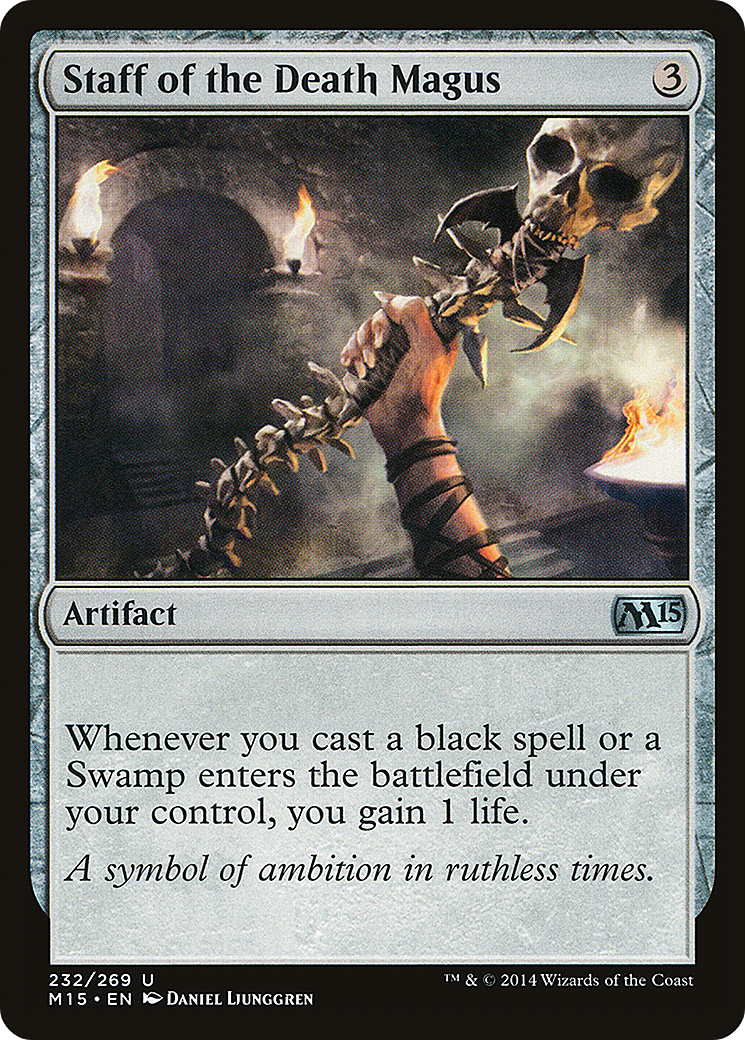 Staff of the Death Magus (M15-232) (Foil)