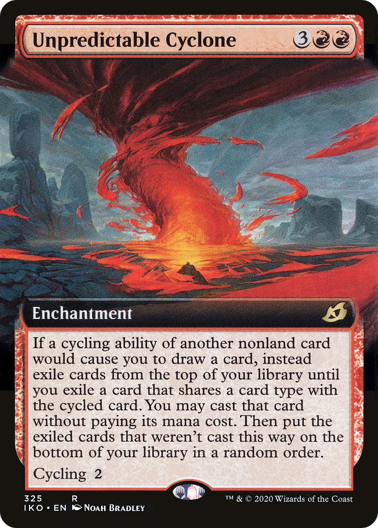 Unpredictable Cyclone (IKO-325) (Extended Art) (Foil)