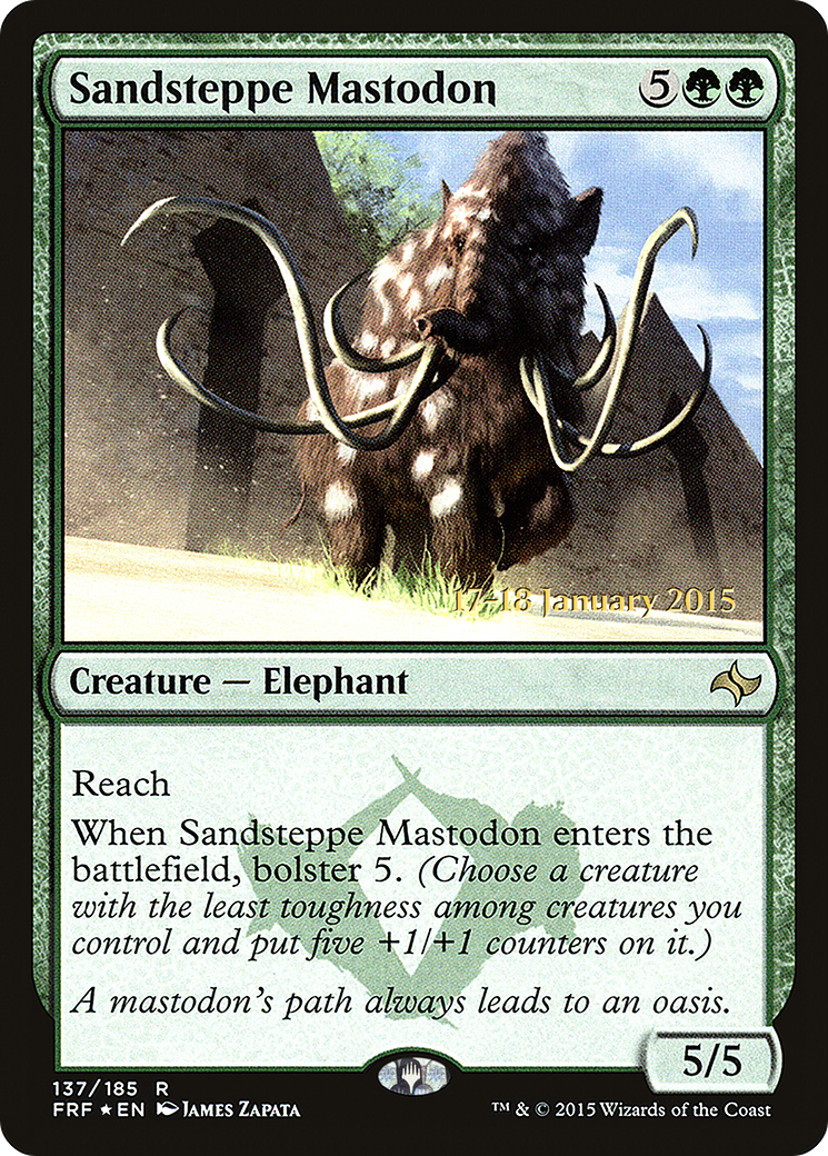 Sandsteppe Mastodon (PRE-137S) (Foil)