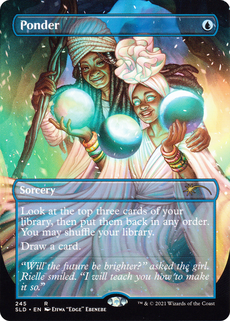 Ponder (SLD-245) (Borderless) (Foil)