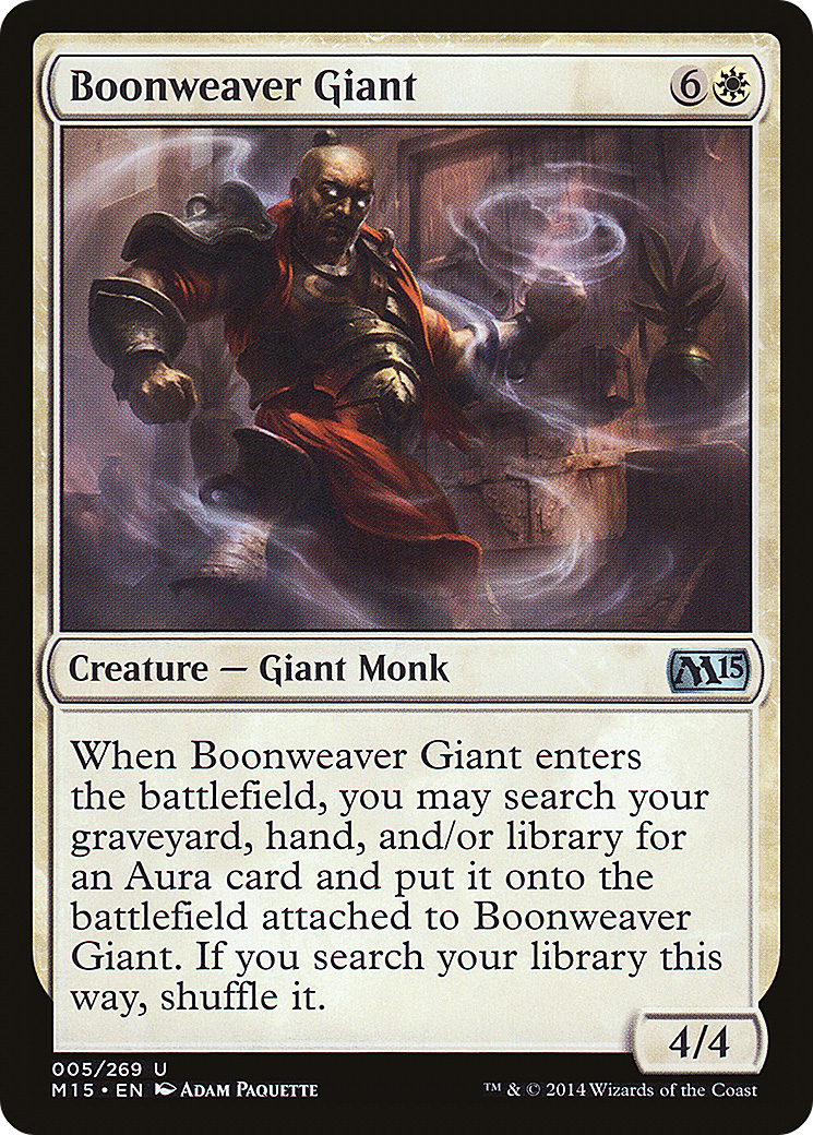 Boonweaver Giant (M15-005) (Foil)