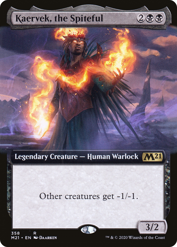 Kaervek, the Spiteful (M21-358) (Extended Art) (Foil)
