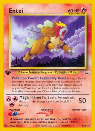 Entei (17) (N3-017) (Unlimited)