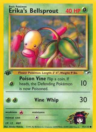 Erika's Bellsprout (75) (G1-075) (1st Edition)