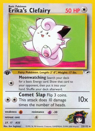 Erika's Clefairy (G1-025) (1st Edition)