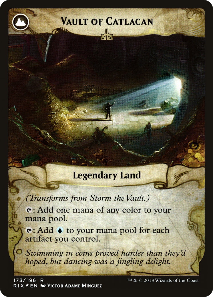 Storm the Vault // Vault of Catlacan (PRE-173S) (Foil)