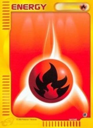 Fire Energy (EX-161) (Reverse Holofoil)