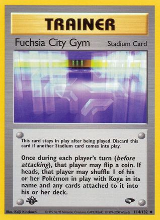 Fuchsia City Gym (G2-114) (1st Edition)
