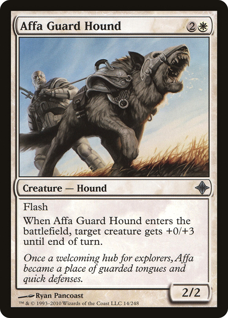 Affa Guard Hound (ROE-014) (Foil)