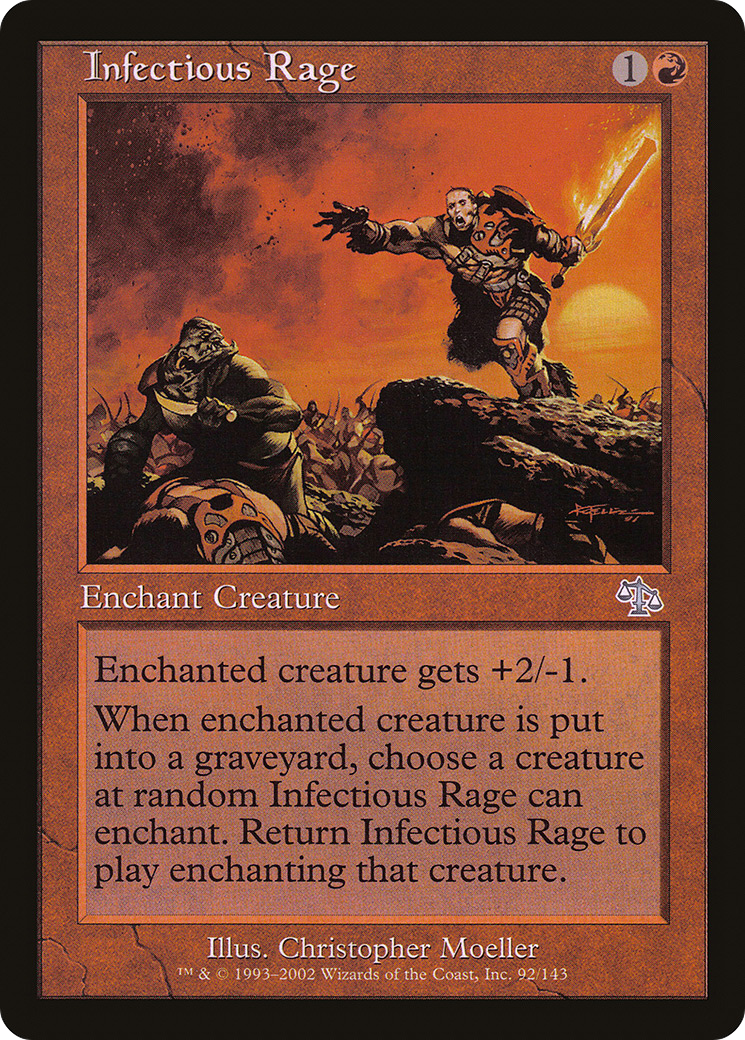 Infectious Rage (JUD-092) (Foil)