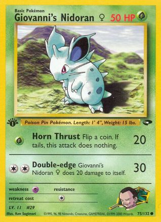 Giovanni's Nidoran F (G2-075) (Unlimited)