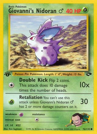 Giovanni's Nidoran M (G2-076) (Unlimited)