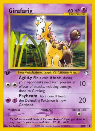 Girafarig (N1-058) (Unlimited)