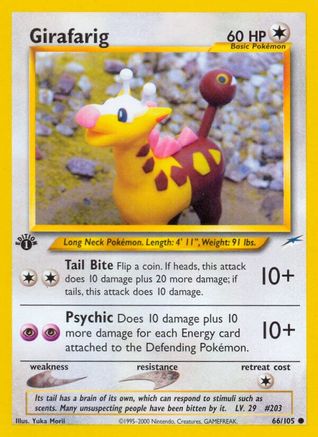 Girafarig (N4-066) (1st Edition)