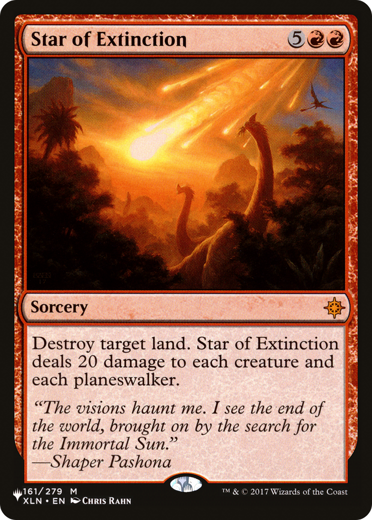 Star of Extinction (PLST-XLN-161)