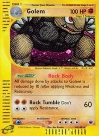 Golem (14) (EX-014) (Reverse Holofoil)