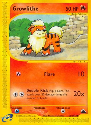 Growlithe (SK-062) (Reverse Holofoil)