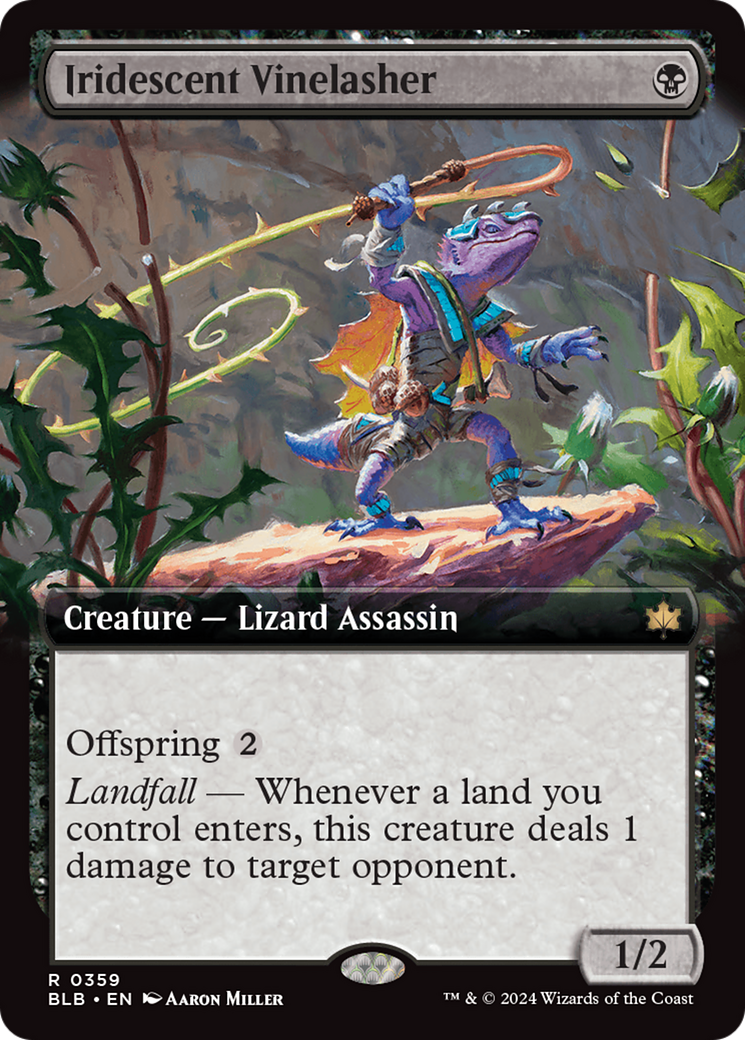 Iridescent Vinelasher (BLB-359) (Extended Art) (Foil)