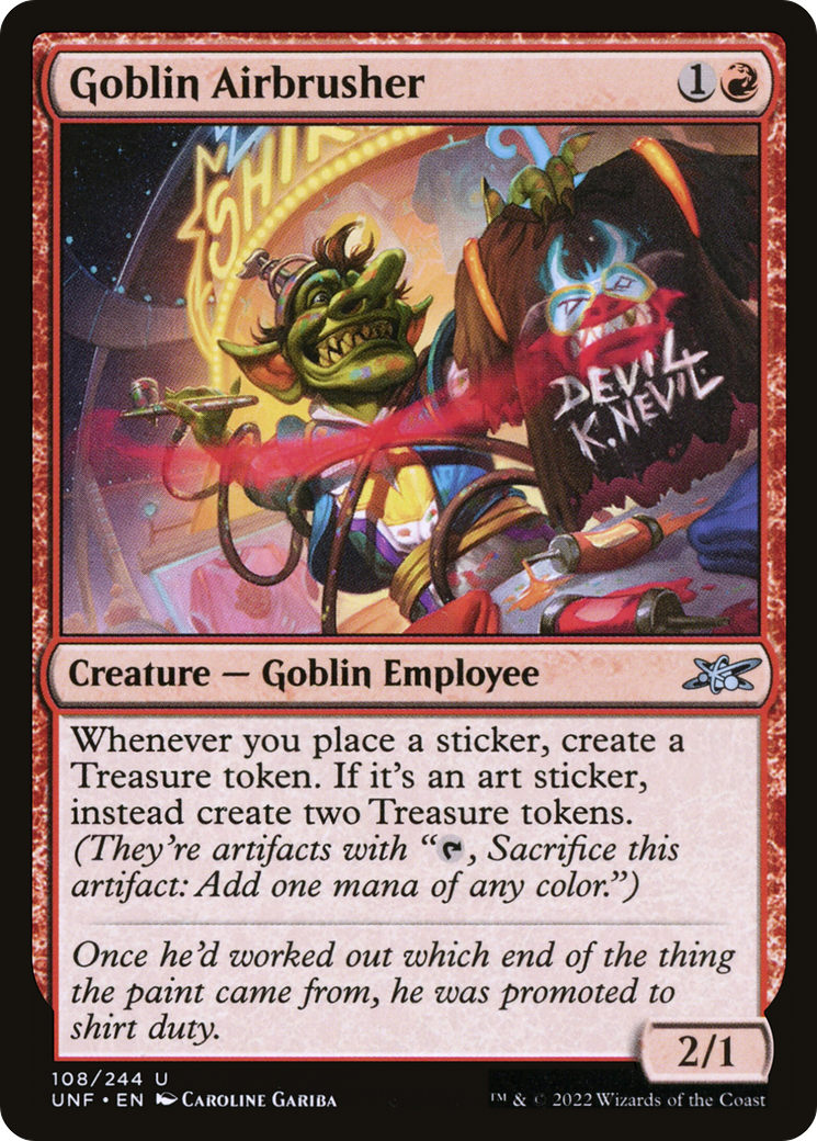 Goblin Airbrusher (UNF-108) (Foil)