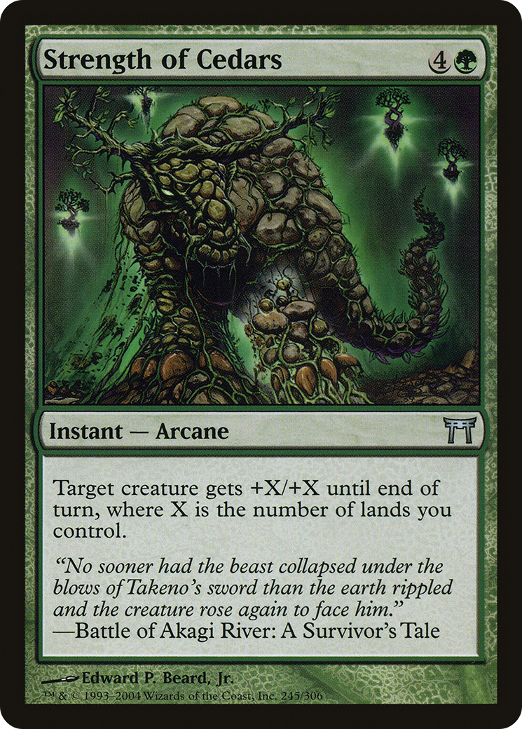 Strength of Cedars (CHK-245) (Foil)