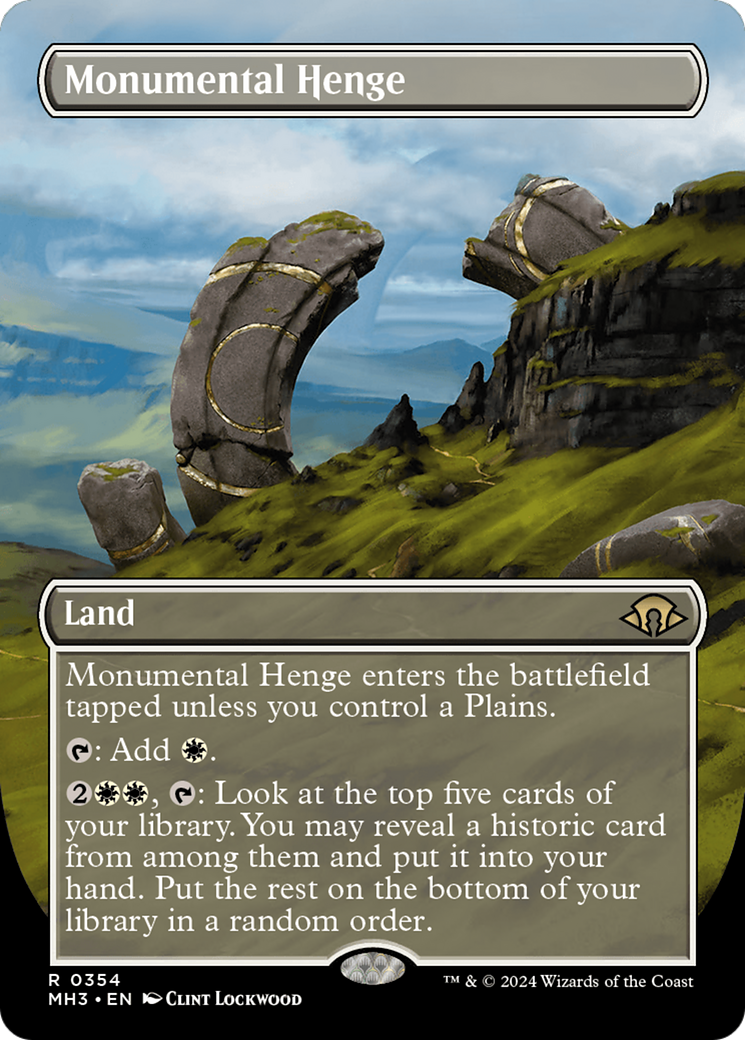 Monumental Henge (MH3-354) (Borderless) (Foil)