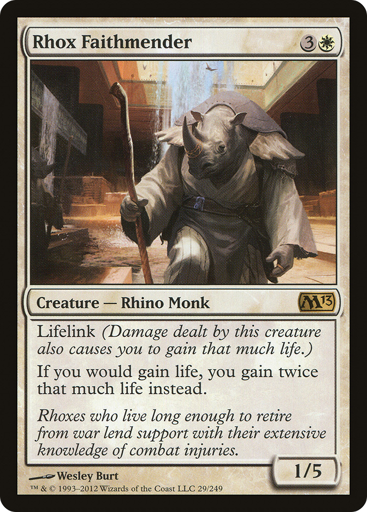 Rhox Faithmender (M13-029) (Foil)