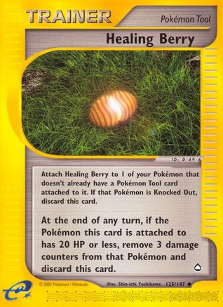 Healing Berry (AQ-125) (Reverse Holofoil)