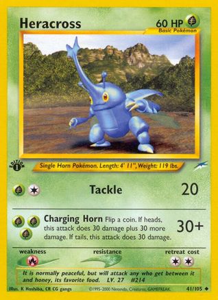 Heracross (N4-041) (1st Edition)