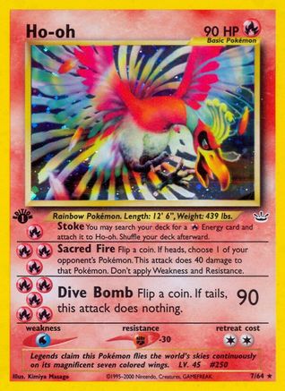 Ho-oh (7) (N3-007) (Unlimited Holofoil)