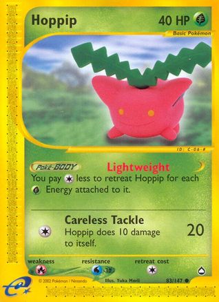 Hoppip (AQ-083) (Reverse Holofoil)