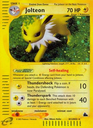 Jolteon (H12) (SK-H2) (Holofoil)
