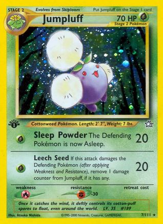 Jumpluff (N1-007) (1st Edition Holofoil)