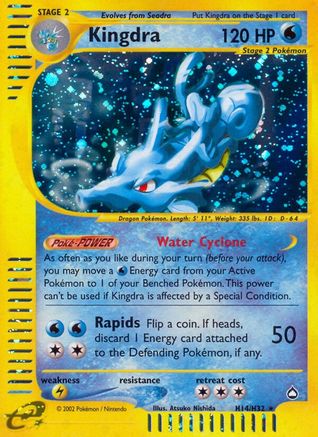 Kingdra (H14) (AQ-H14) (Holofoil)