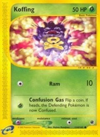 Koffing (EX-114) (Reverse Holofoil)