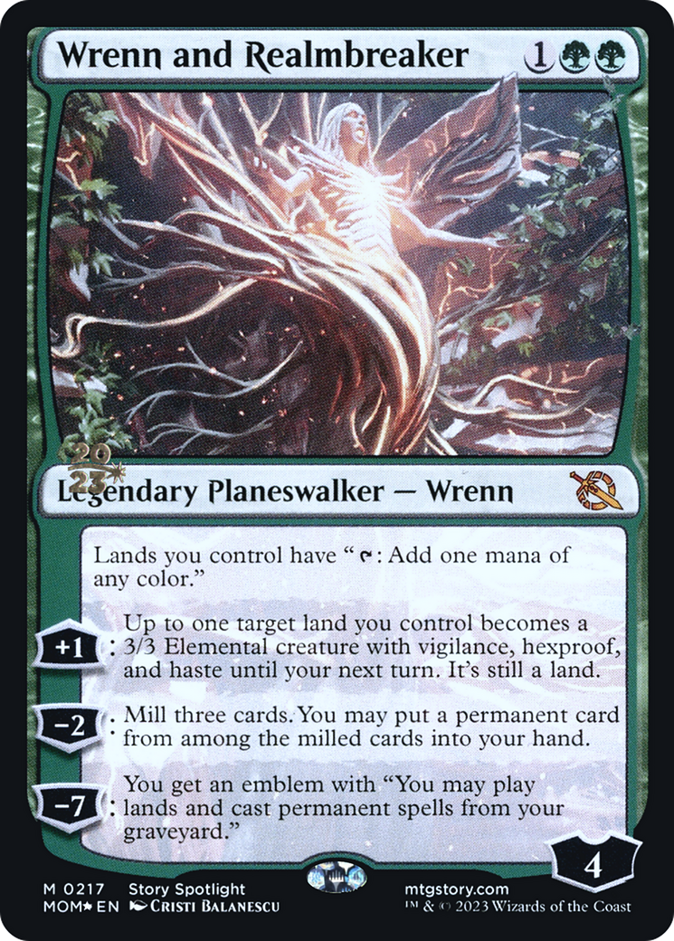 Wrenn and Realmbreaker (PRE-217S) (Foil)