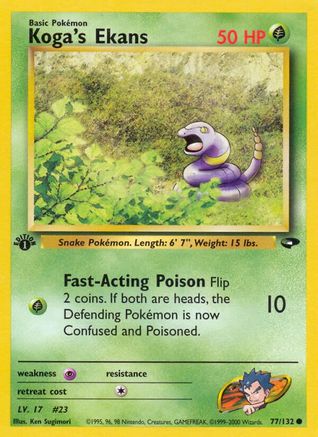 Koga's Ekans (G2-077) (1st Edition)