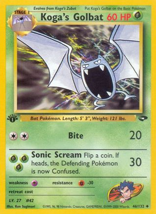 Koga's Golbat (G2-046) (Unlimited)