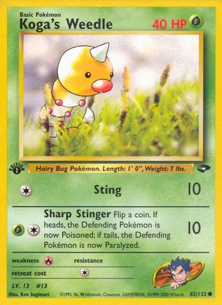 Koga's Weedle (G2-082) (Unlimited)