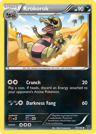Krokorok (XY-) (Reverse Holofoil)
