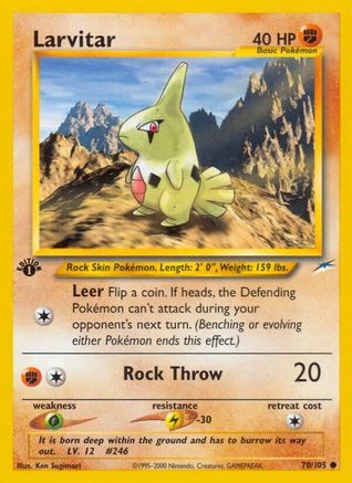 Larvitar (N4-070) (1st Edition)