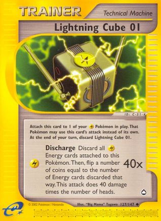Lightning Cube 01 (AQ-127) (Reverse Holofoil)