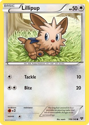 Lillipup (XY-) (Reverse Holofoil)