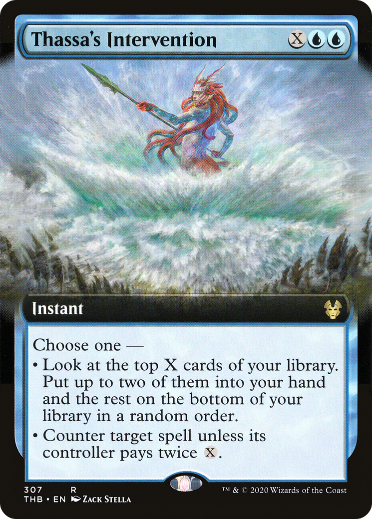 Thassa's Intervention (THB-307) (Extended Art) (Foil)
