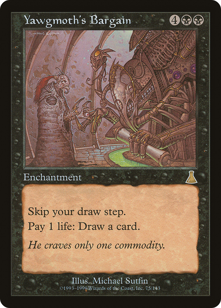 Yawgmoth's Bargain (UDS-075) (Foil)