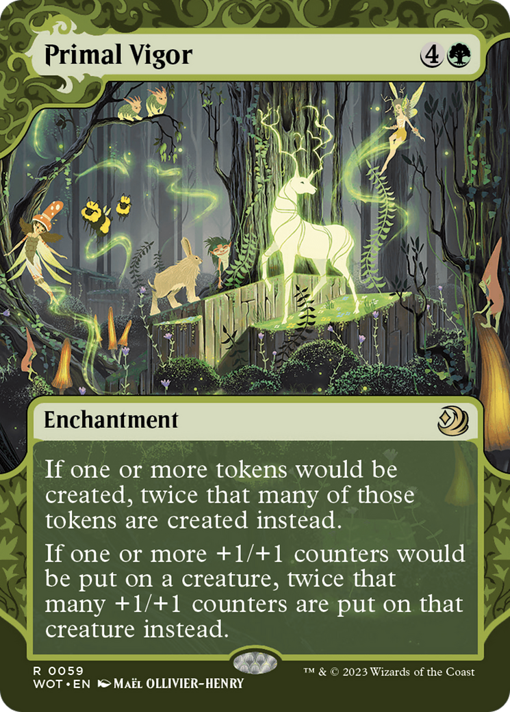 Primal Vigor (WOT-059) (Showcase) (Borderless) (Foil)