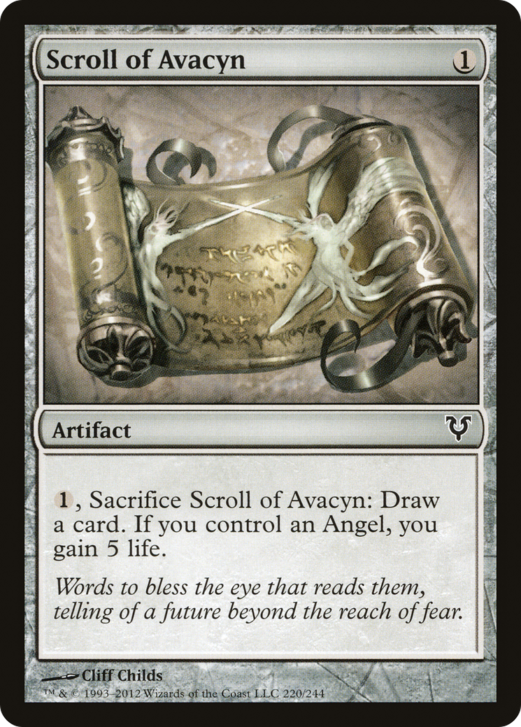 Scroll of Avacyn (AVR-220) (Foil)