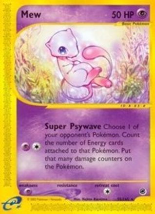 Mew (55) (EX-055) (Reverse Holofoil)