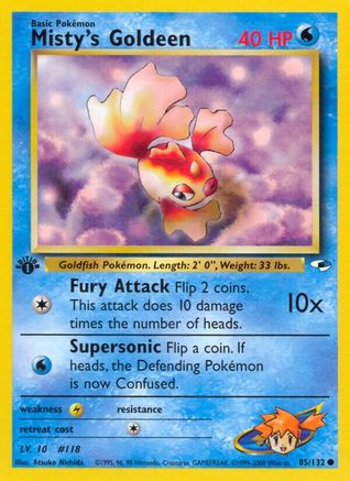 Misty's Goldeen (85) (G1-085) (1st Edition)
